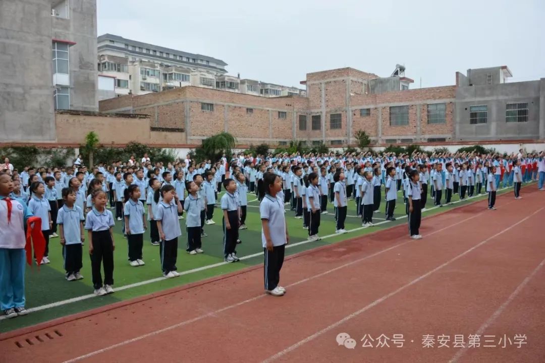 秦安县第三小学隆重举行2024 年新队员入队仪式暨2023—2024学年度“四星”学生表彰活动 第22张