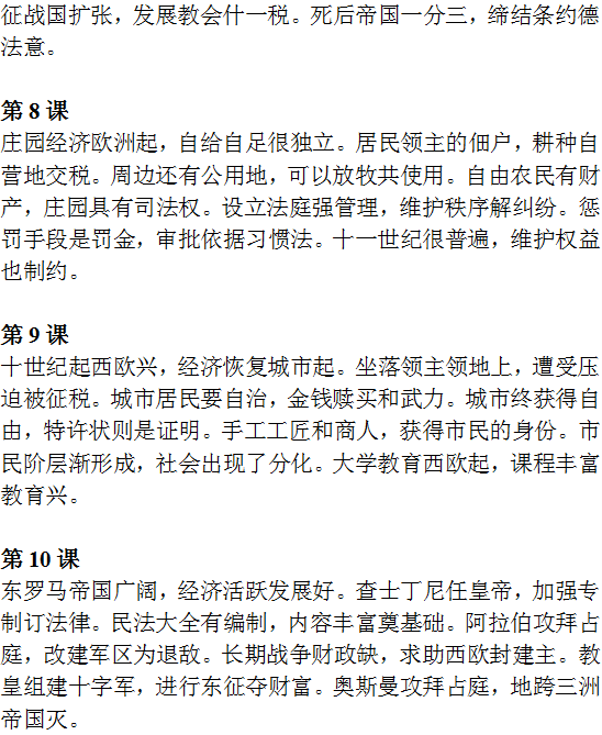 【中考历史】2024中考历史《必背知识点+答题模板+思维导图》 第30张