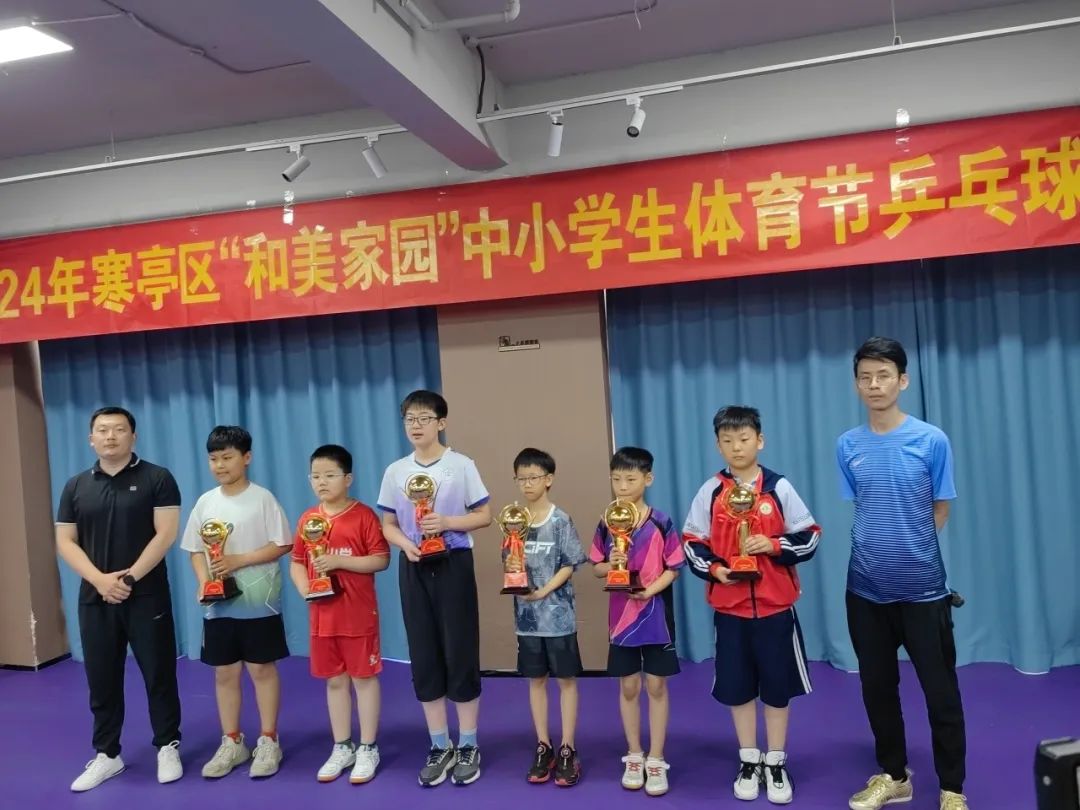 喜报!杨家埠小学在寒亭区中小学生体育节乒乓球联赛中获得优异成绩 第10张