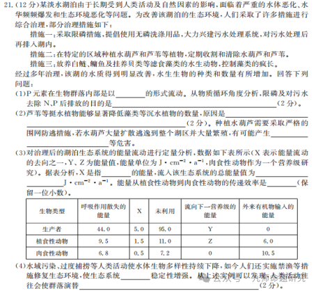 助力高考丨九师联盟每日一猜题(5月28日) 第12张