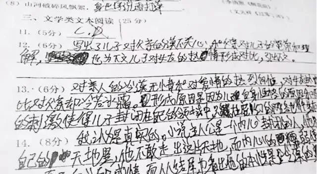 高考出现“神仙卷面”,字迹工整漂亮,阅卷老师:看到就想打满分 第10张