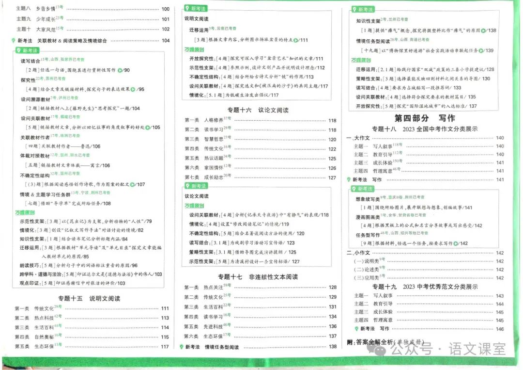 中考语文真题专项训练 第5张