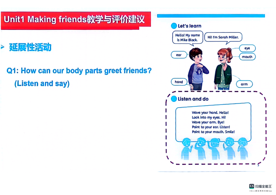 【工作室研修】PEP小学英语秋季新教材《Unit 1 Making friends》单元解析及教学建议 第28张