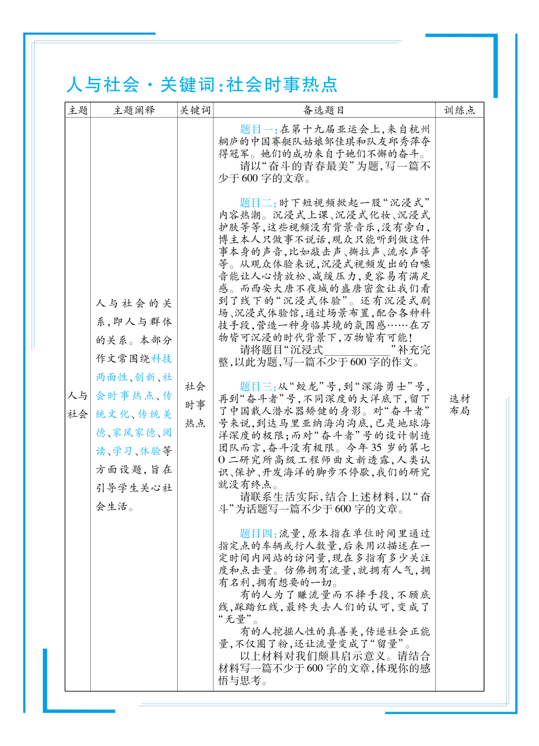 24中考考场作文备考备选 第11张