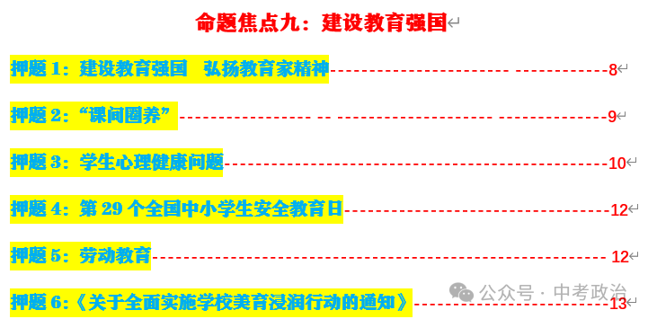 2024年中考道法终极押题(绝密)第三期 第4张