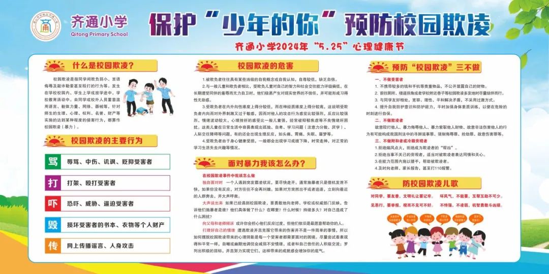 保护“少年的你” 预防校园欺凌——齐通小学集团举行2024年“5.25”心理健康节活动 第21张