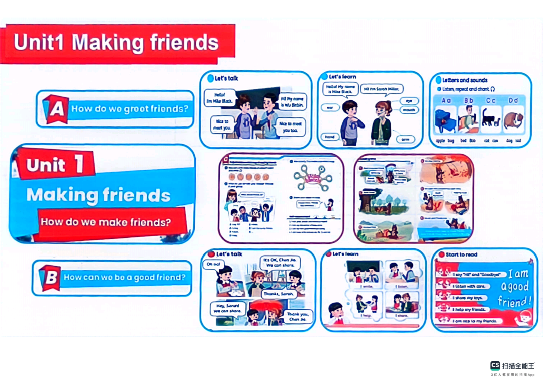 【工作室研修】PEP小学英语秋季新教材《Unit 1 Making friends》单元解析及教学建议 第50张