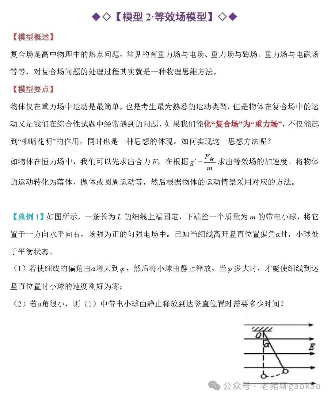 高考物理:刷题无数,得出的常考物理解题模型! 第3张