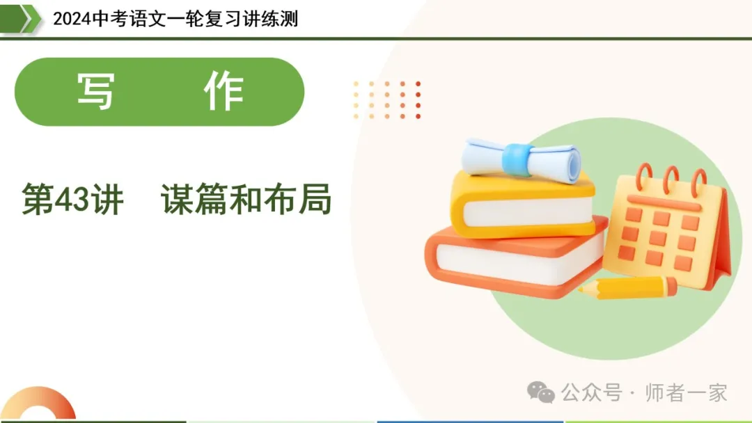 【部编新课标】2024中考语文一轮复习讲练测:43写作谋篇和布局 第3张