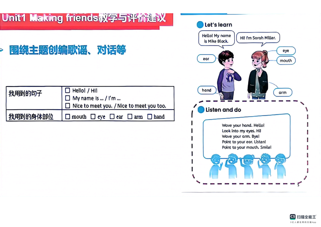 【工作室研修】PEP小学英语秋季新教材《Unit 1 Making friends》单元解析及教学建议 第30张