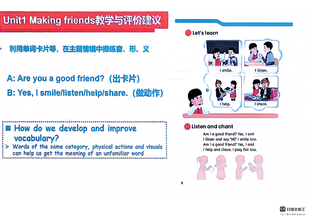 【工作室研修】PEP小学英语秋季新教材《Unit 1 Making friends》单元解析及教学建议 第26张