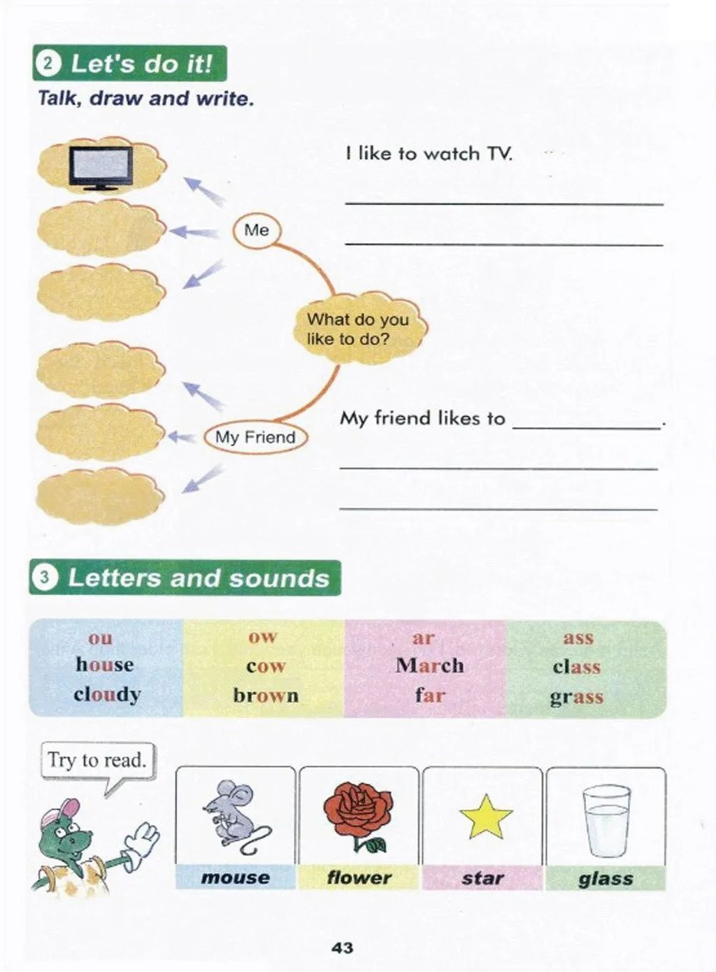 冀教版小学英语四年级下册Lesson17(附本课单词朗读、课文朗读、课文翻译及重点句 第2张