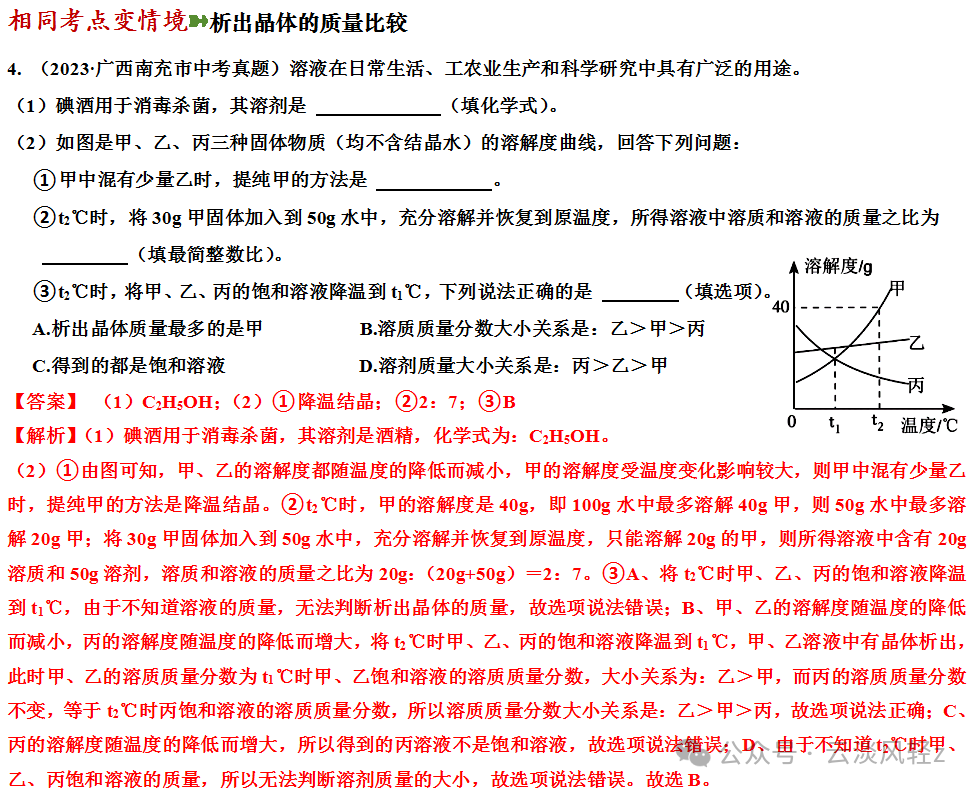 中考化学答题技巧3-----坐标曲线题 第12张