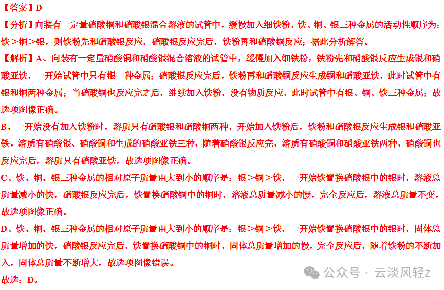 中考化学答题技巧3-----坐标曲线题 第17张