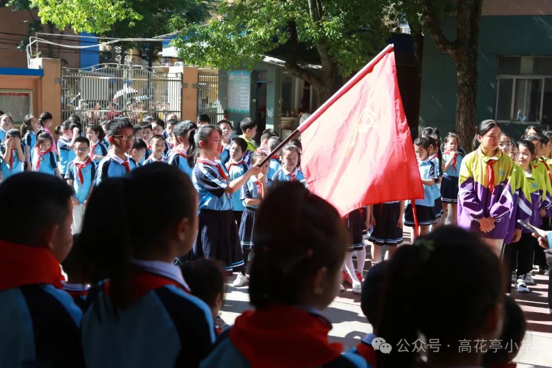 高花亭小学成功举办新队员入队仪式暨表彰大会 第28张