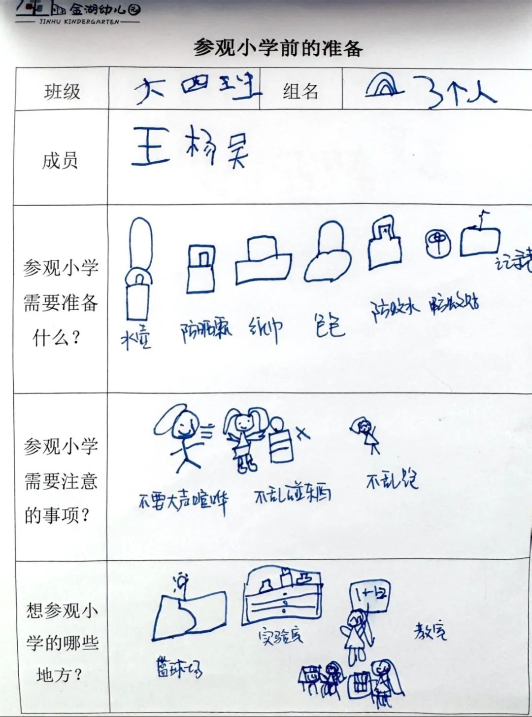 趣探小学  筑梦成长——金湖幼儿园大班组参观银湖实验小学 第26张