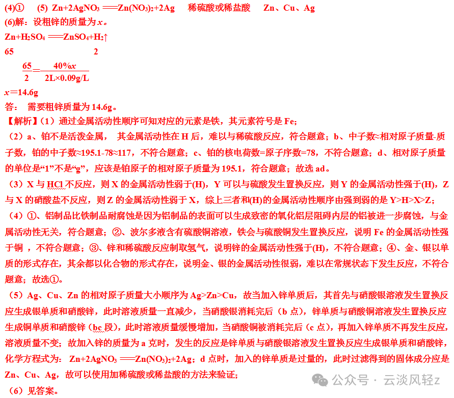 中考化学答题技巧3-----坐标曲线题 第44张