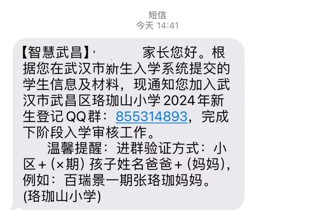 武汉多所小学发送线下资审通知!带不带小孩? 第7张