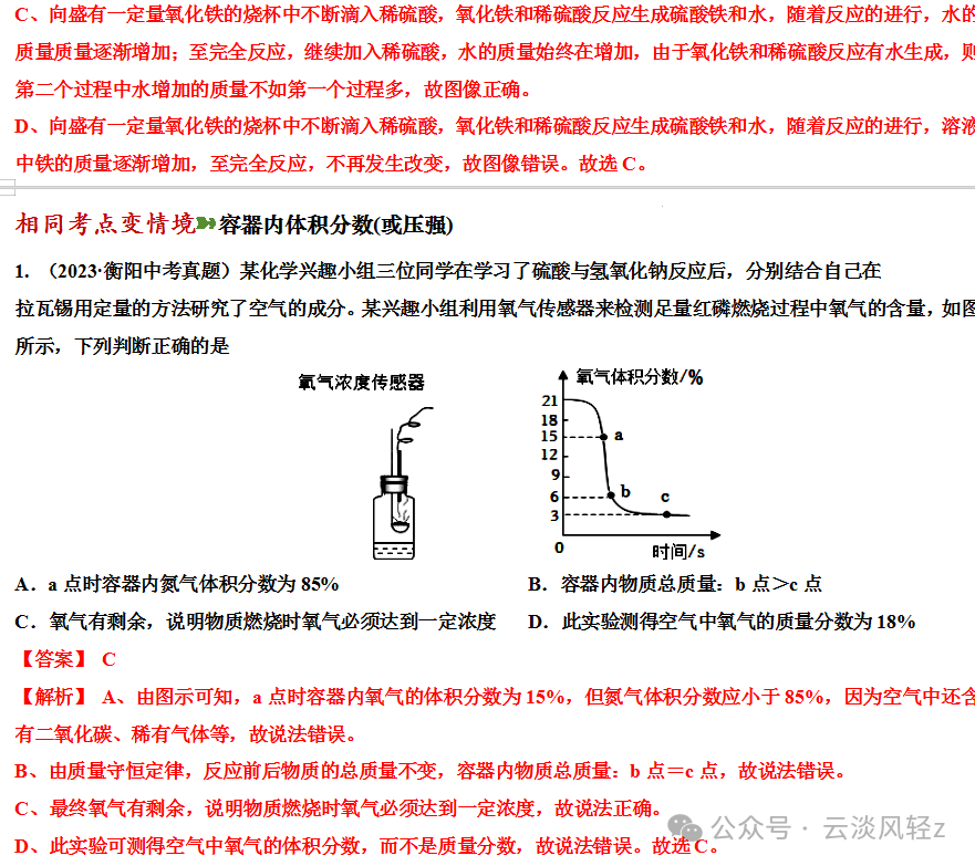 中考化学答题技巧3-----坐标曲线题 第26张