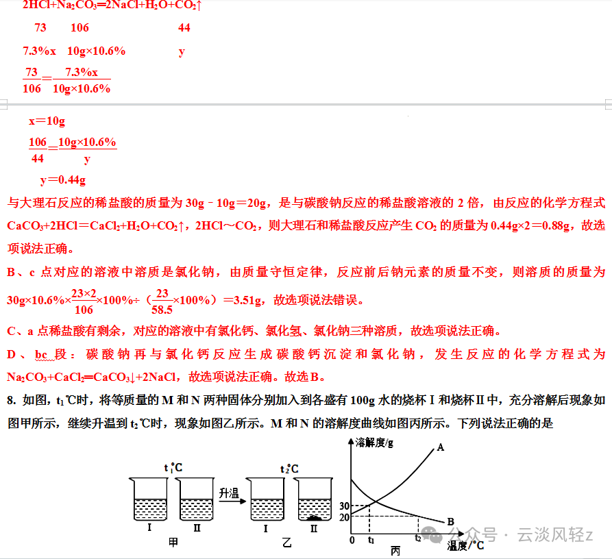 中考化学答题技巧3-----坐标曲线题 第35张