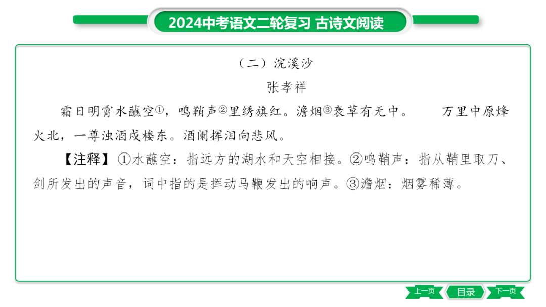 中考语文专题复习——课外古诗词主题分类及训练ppt 第59张