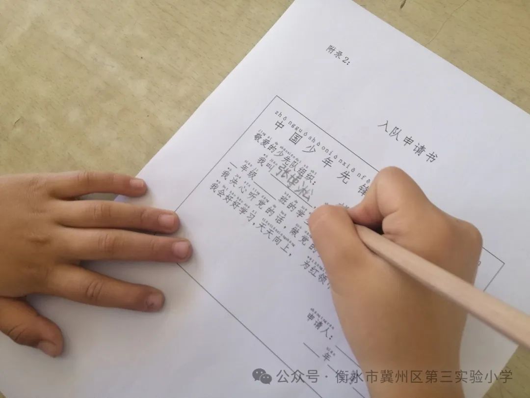 冀州区第三实验小学举行“红领巾爱祖国,争做新时代好队员”一年级入队仪式 第14张