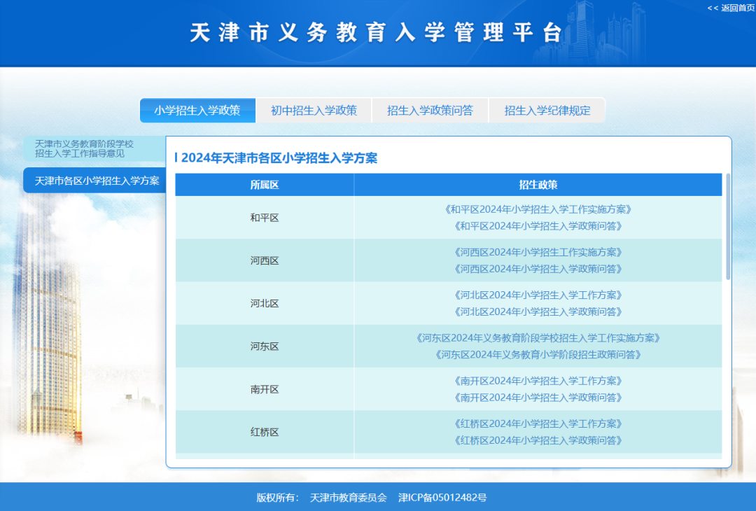 涉及宜兴埠三所小学→天津16个区小学招生政策今日公布! 第1张