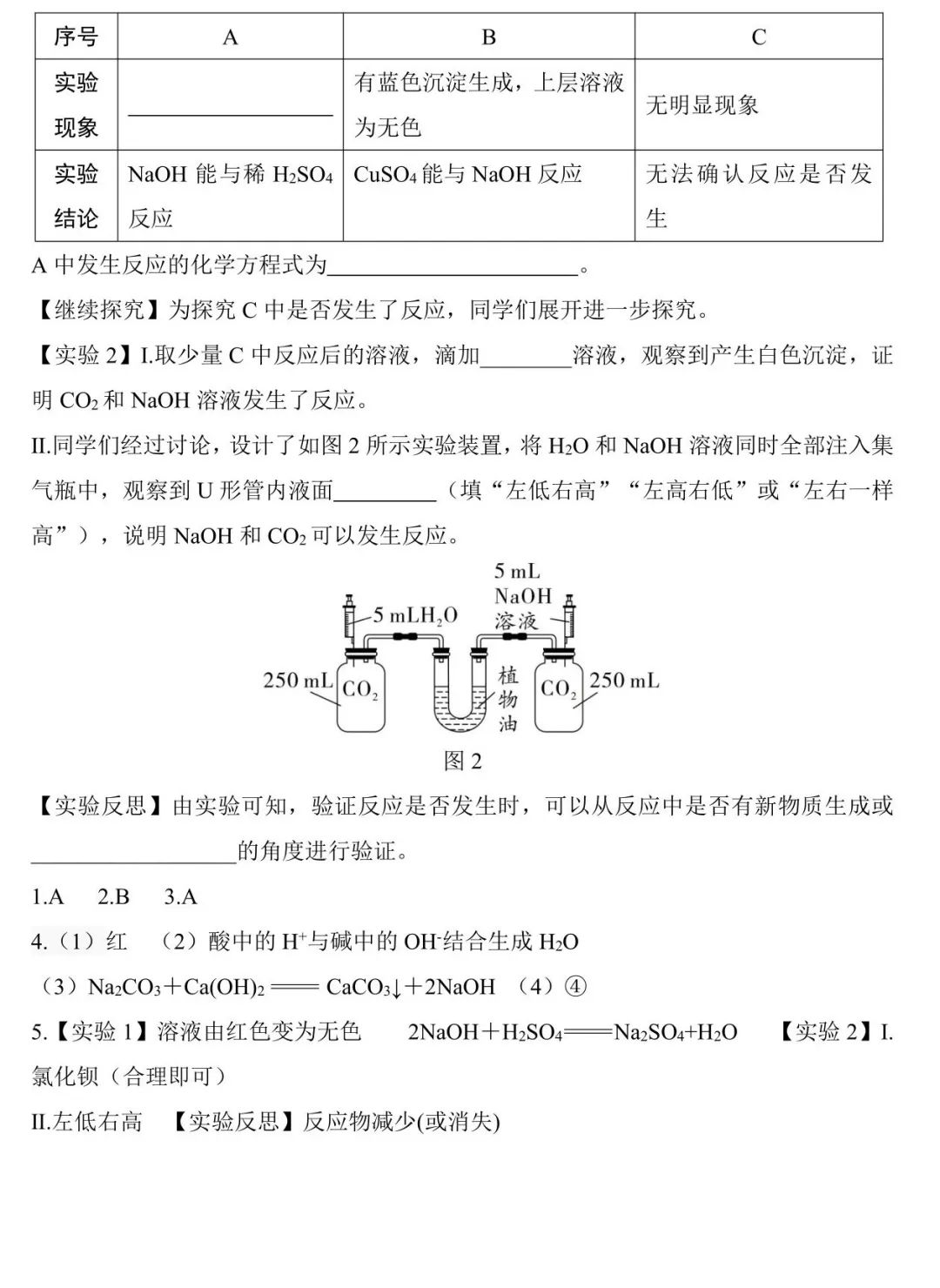 中考冲刺 | 第四期:酸碱盐的化学性质(以碱为核心) 第5张