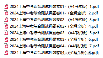 【重磅押题】2024上海中考综合测试模拟预测卷,含详解(物理/化学/跨学科) 第1张