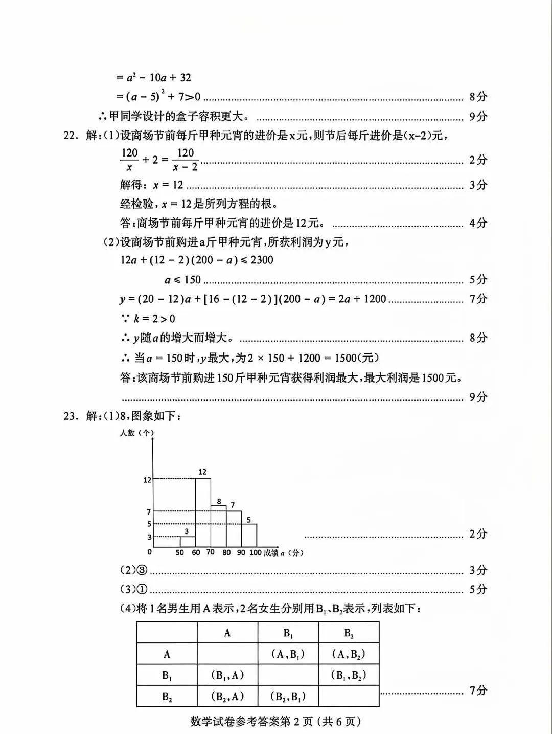 【中考模拟】2024年河北省保定市二模中考适应性训练数学试卷含答案 第10张