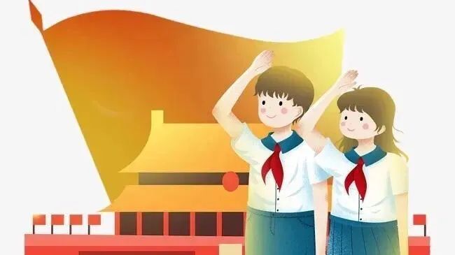 “学习新思想 做好接班人”固安县第二小学一年级第一批新少先队员入队仪式 第1张