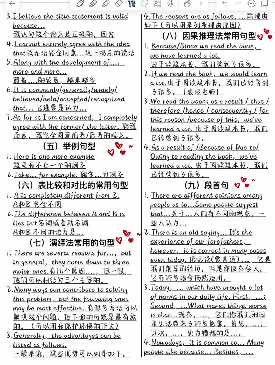 中考英语作文预测,总结前五年作文汇总的几类常见作文模版 第3张