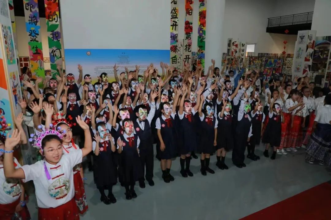 七彩童年 天天向上 | 宋庄镇中心小学校园艺术节在上上国际美术馆开幕 第47张