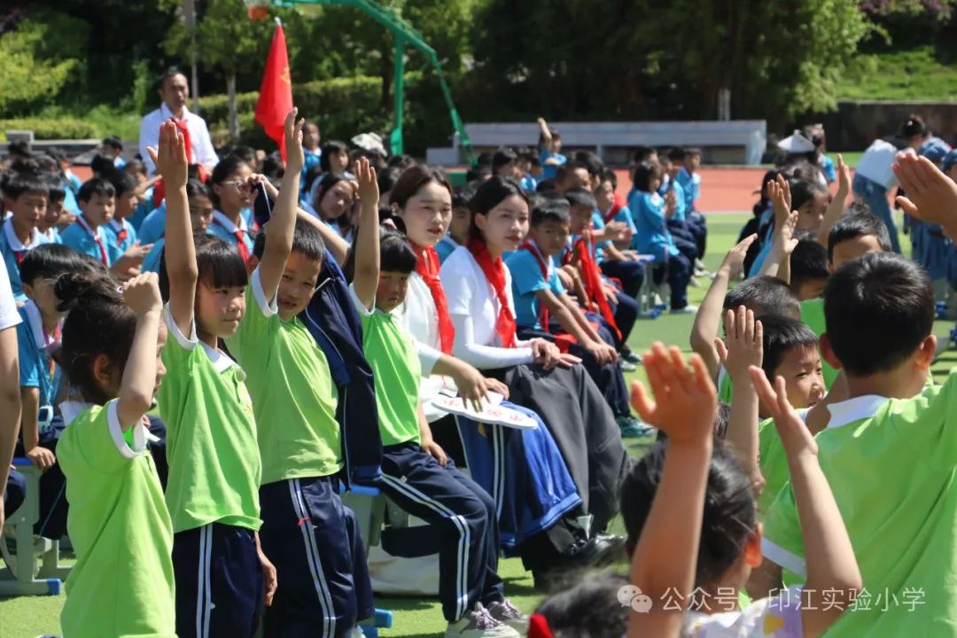 红领巾爱祖国——印江自治县小学第一集团举行2023级首批新队员入队仪式 第27张