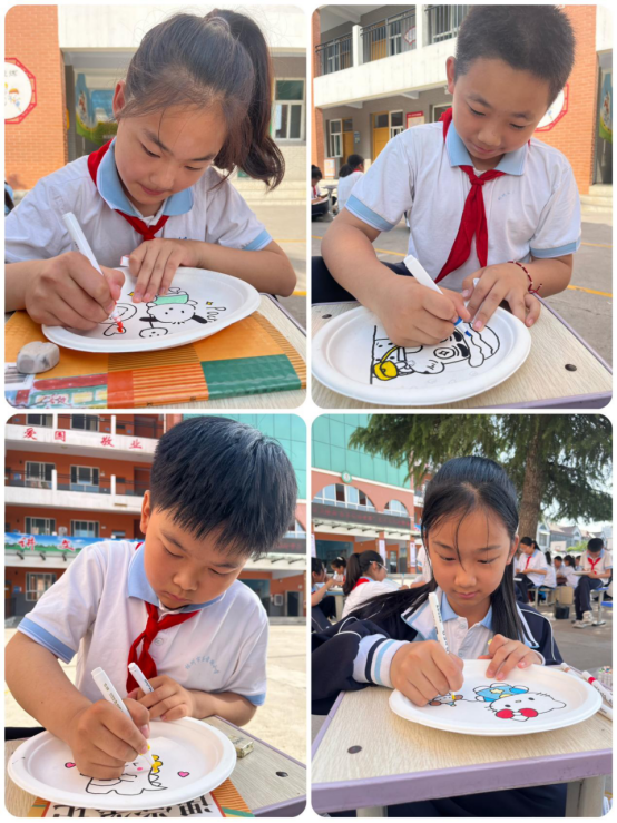 【林州市庙前街小学】创意纸盘绘画 乐享缤纷世界——林州市庙前街小学艺术节简讯 第2张