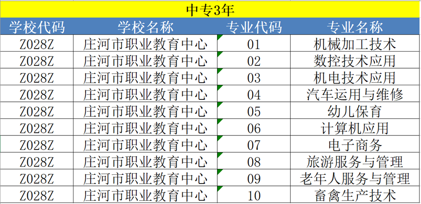 庄河市职业教育中心2024年中考填报志愿指导 第4张