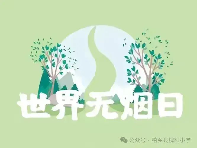 槐阳小学世界无烟日宣传活动 第7张