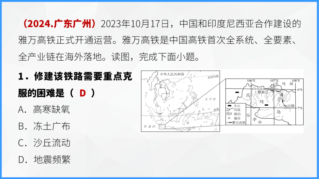 中考地理时事热点类型的命题分析 第114张