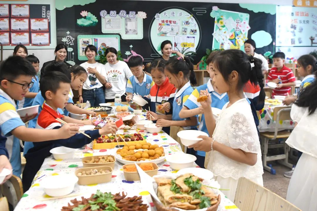 泰”美味啦!|育才小学“庆六一”食博会活动 第34张