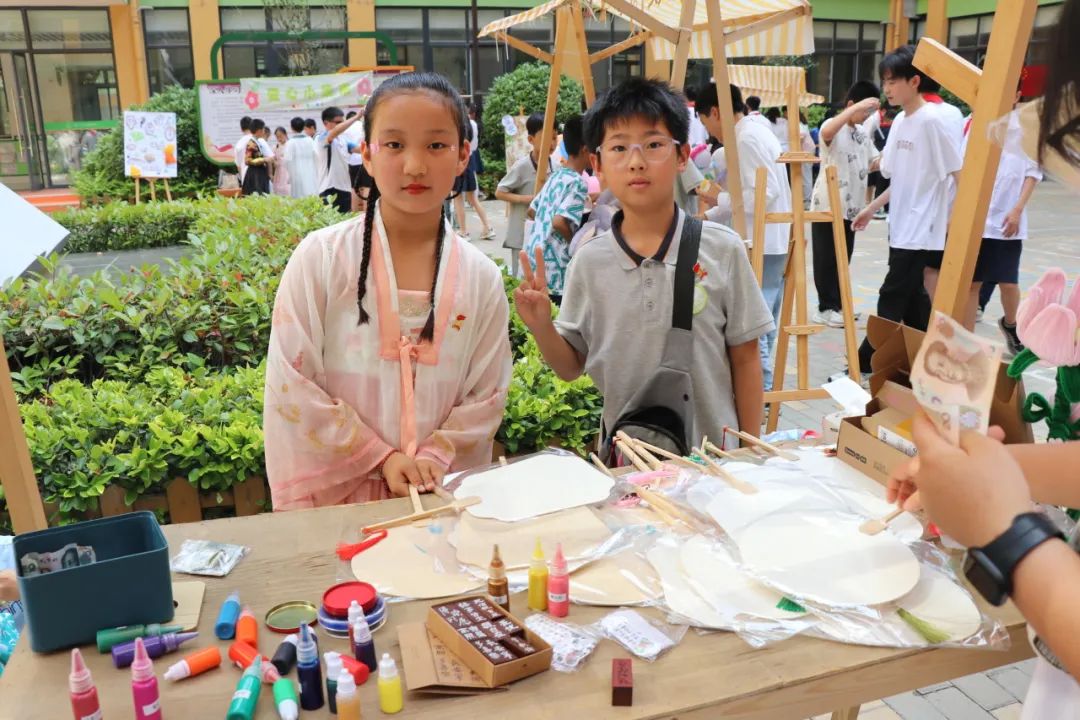 集合!育林喊你来逛国风市集啦——育林小学六一系列活动之爱心义卖 第16张