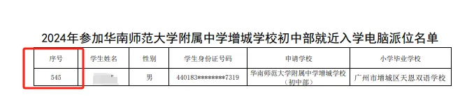 恭喜增城家长!不止执信!华附小学今年中签率也提高了! 第9张