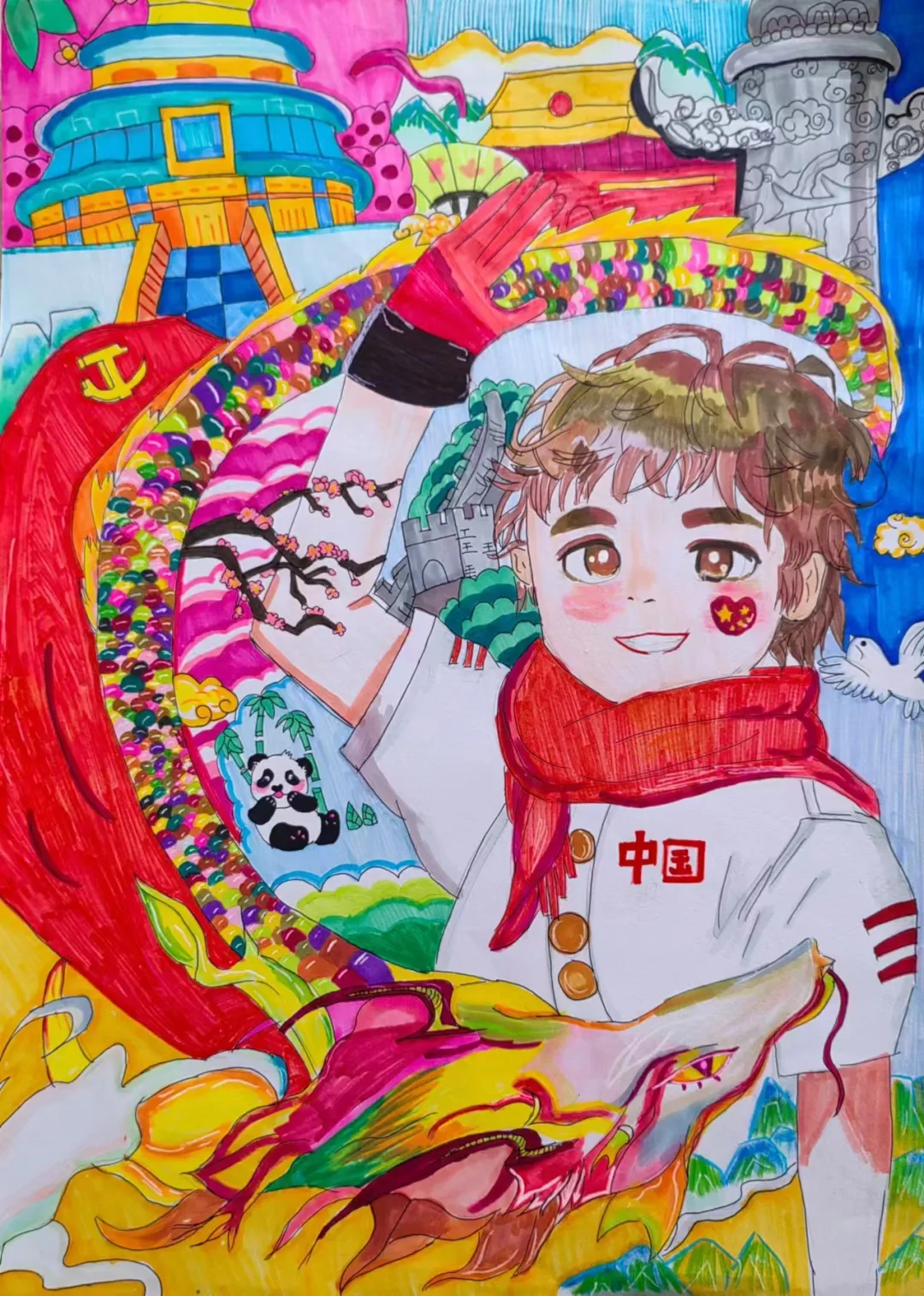 文润童心,艺启成长——新城小学第三届艺术节优秀书画作品展 第40张