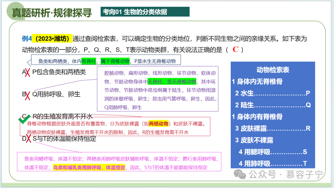 【中考生物】2024年中考生物二轮复习PPT专题二 生物的多样性 第18张