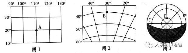 中考专训:经纬度与地球运动(精选50题) 第62张