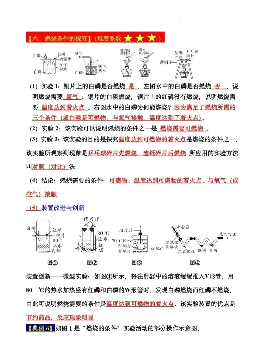 2024年中考化学十大实验(知识点总结+典例解析) 第11张