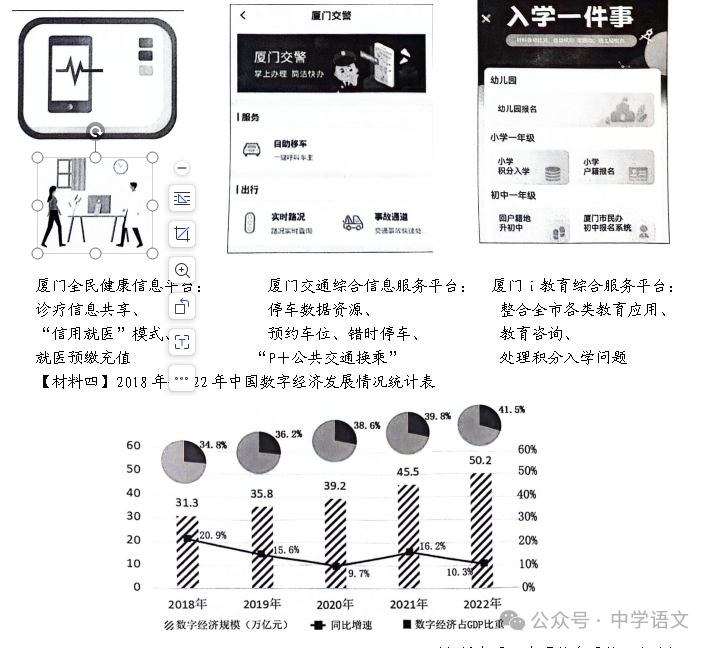 2024年厦门市集美区中考模拟考试6月质检语文试卷(三模)有答案 第3张