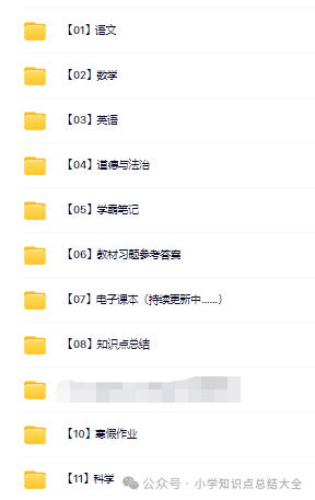 【小学全科】语文-数学-英语学习资料大全(合集) 第6张
