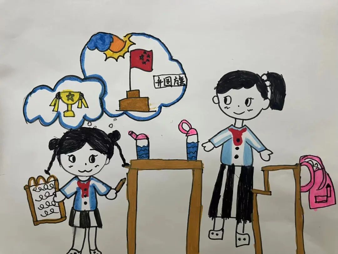 【学前教育宣传月】赴成长之约,启小学之旅——平和县第四实验幼儿园大班参观小学活动 第15张