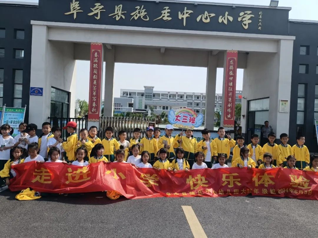 【学前教育宣传月】走进小学  快乐体验——阜宁县施庄中心幼儿园大班年级组走进小学实践活动 第38张