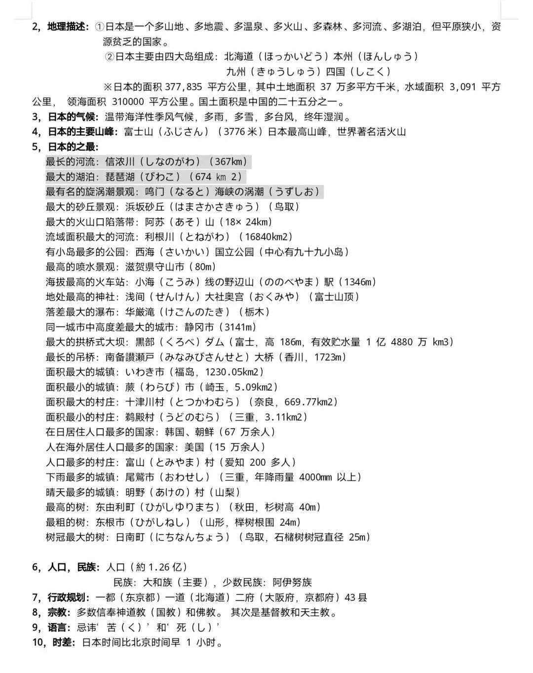 高考日语必备:日本文化常识整理 第3张